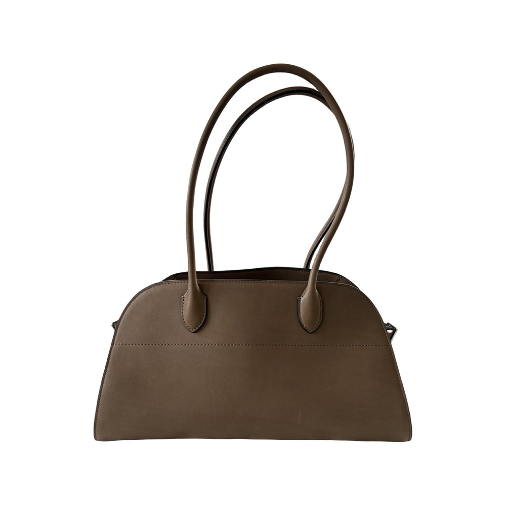 The Row Margaux Shoulder 12 Smooth Leather In Muschio - Picture 3 of 10